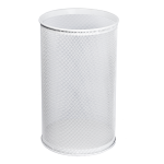 Round waste bin, color white, 28,5 l