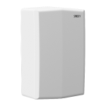 Automatic hand dryer, white