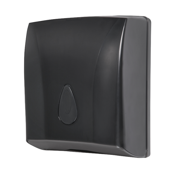 Supply bin for paper towels, material black plastic ABS