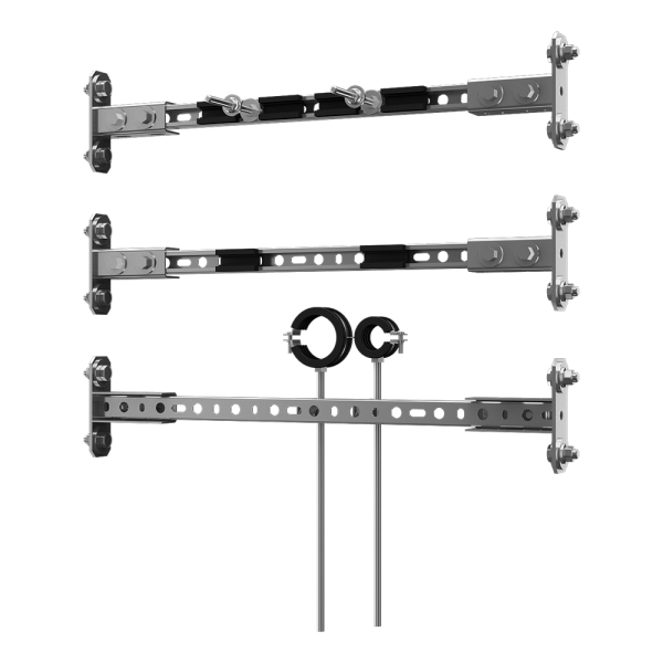Mounting frame for urinals and washbasins