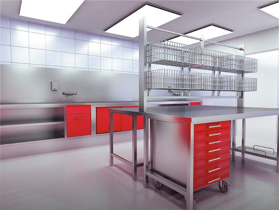 Stainless steel for health care and gastronomy