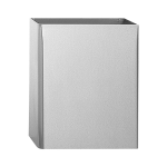 Stainless steel wall hung waste bin