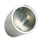 Stainless steel automatic urinal with integrated thermic flushing unit, 230 V AC