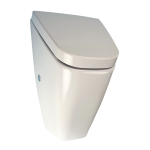 Urinal Vila with cover (system Soft-close) and with a radar flushing unit, 24 V DC