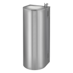 Stainless steel floor mounted drinking fountain with cooler
