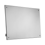 Stainless steel folding mirror for disabled people, wall controlled, (400 x 600 mm)