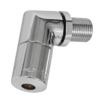 Vandal-proof shower head with possibility to set an angle of water flow