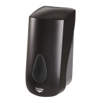 Foam soap dispenser, volume 1 l, black plastic ABS