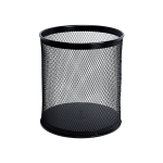 Round waste bin, color black, 18 l