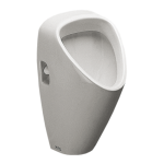 Urinal Caprino with a radar flushing unit and integrated power supply, 230 V AC (plug & play)