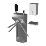 Turnstile with stand, thermo-visual camera and disinfection dispenser SLZN 59E, 230V AC