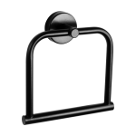 Stainless steel towel ring, black matt finish