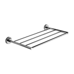 Stainless steel towel rack, polished finish