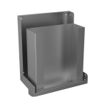 Behind mirror stainless steel paper towel dispenser