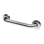 Stainless steel universal, solid hand rail, length 385 mm, polished