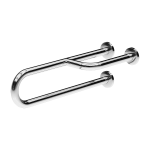 Stainless steel grab bar, fixed, length 600 mm, polished