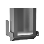 Behind mirror stainless steel paper towel dispenser
