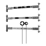 Mounting frame for urinals and washbasins