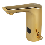 Washbasin mixer, GOLD, 6 V