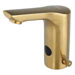 Washbasin mixer, GOLD MATT, 6 V