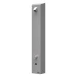 Stainless steel automatic shower panel with a thermostatic mixer, 6 V