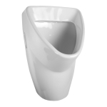 Urinal Livo with a radar flushing unit and integrated power supply, 230 V AC