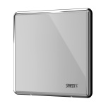 Time-controlled flushing unit, polished finish, 230 V AC