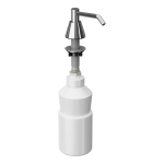 Recessed liquid soap dispenser, volume 0,6 l, polished