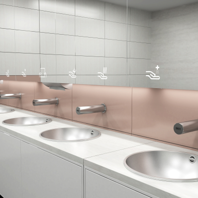 Modules behind mirrors: clean design, smart solution