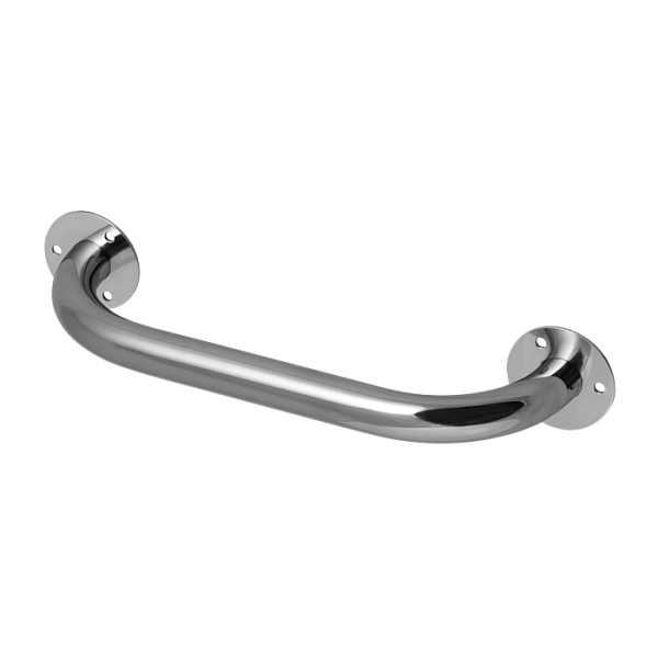 Stainless steel hand rail universal, length 300 mm, brushed