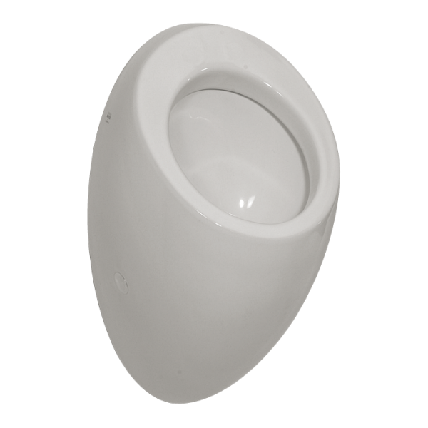 Urinal Alessi with a radar flushing unit and integrated power supply, 230 V AC