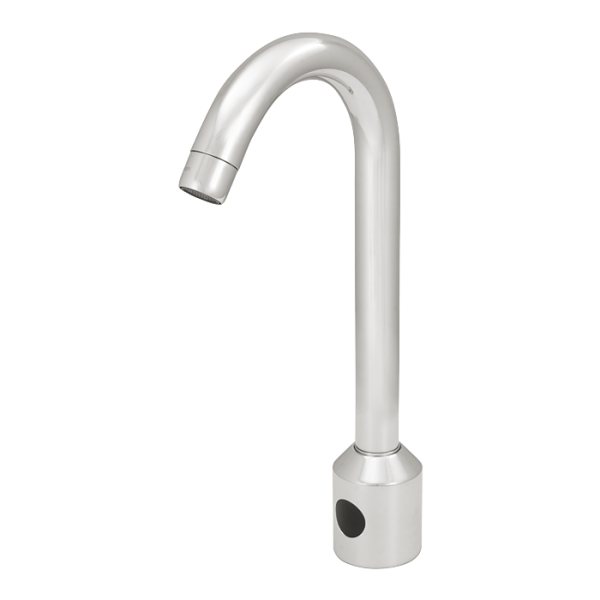 Washbasin elongated tap for cold and hot water, 6 V