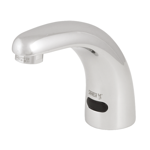 Washbasin tap for cold or premixed water, 24 V DC