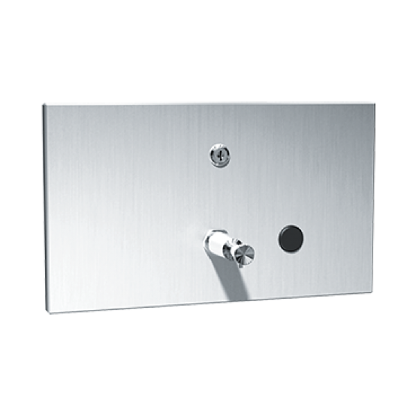 Recessed soap dispenser to the wall, volume 1,4 l, brushed