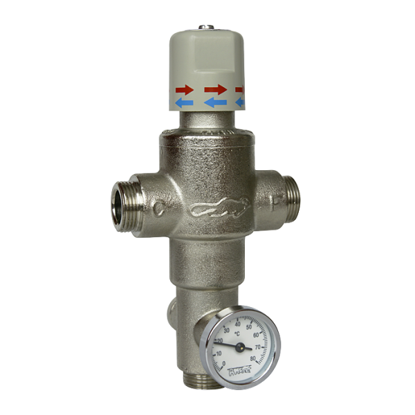 Thermostatic mixing valve 3/4" (43l/min.)