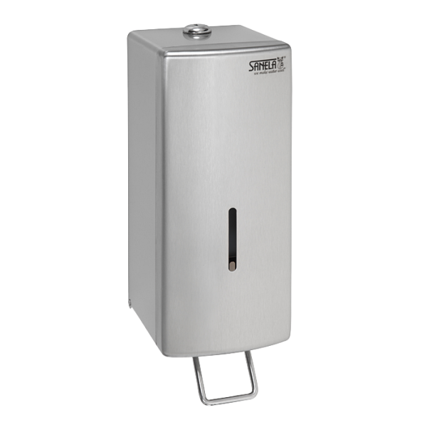 Stainless steel liquid soap dispenser