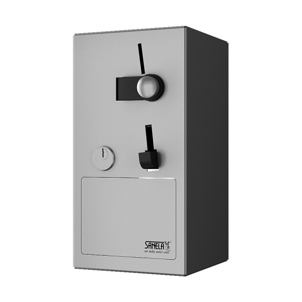 Coin and token shower timer, 24 V DC, interactive control