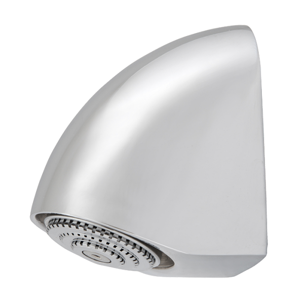 Vandal-proof shower head, adjustable angle of water flow