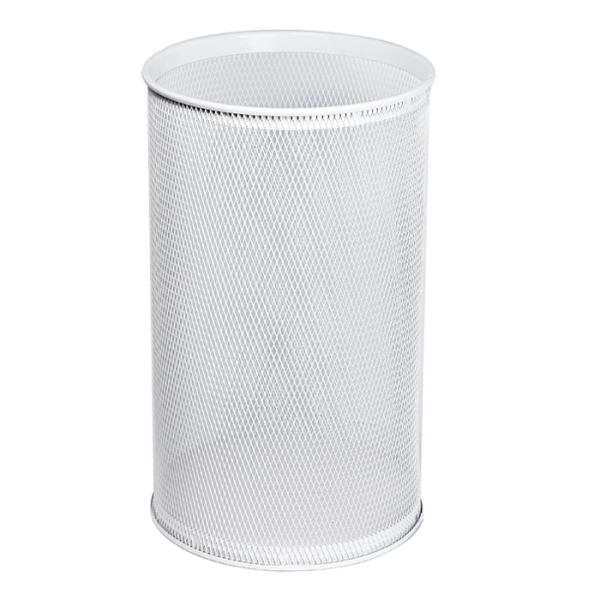 Round waste bin, color white, 28,5 l