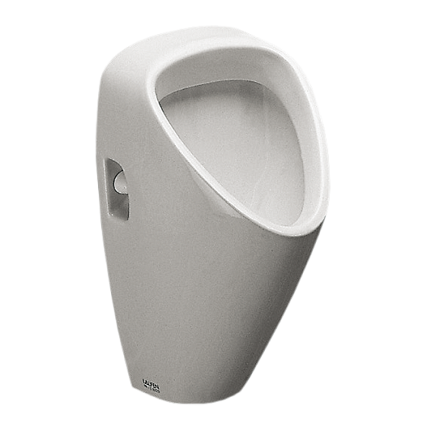 Urinal Caprino with a radar flushing unit and integrated power supply, 230 V AC (plug & play)