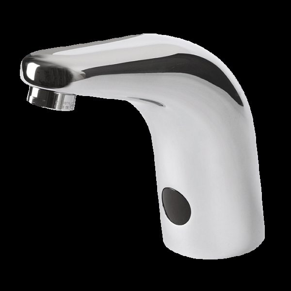 Washbasin tap for cold and hot water, 24 V DC