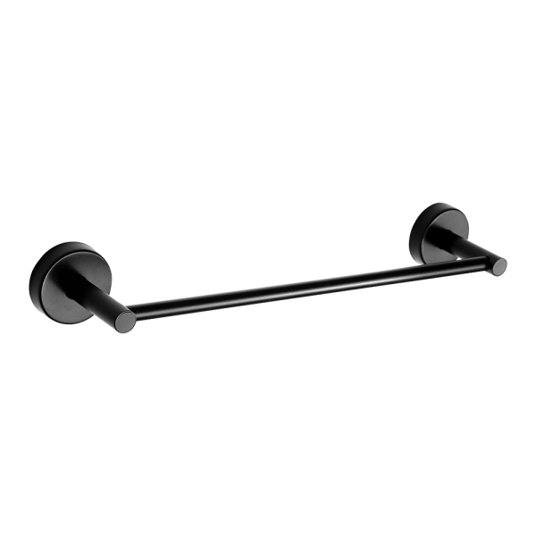 Stainless steel towel bar, black matt finish