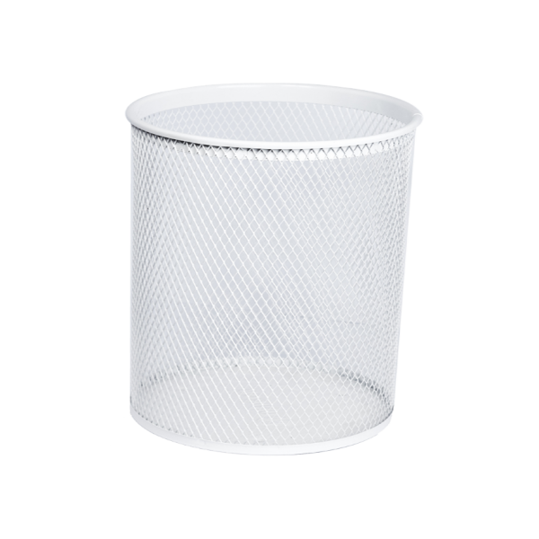 Round waste bin, color white, 18 l