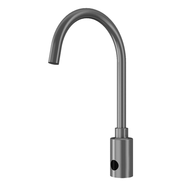 Washbasin elongated tap for cold and hot water, 24 V DC