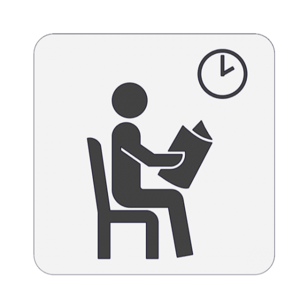 Pictogram - waiting room
