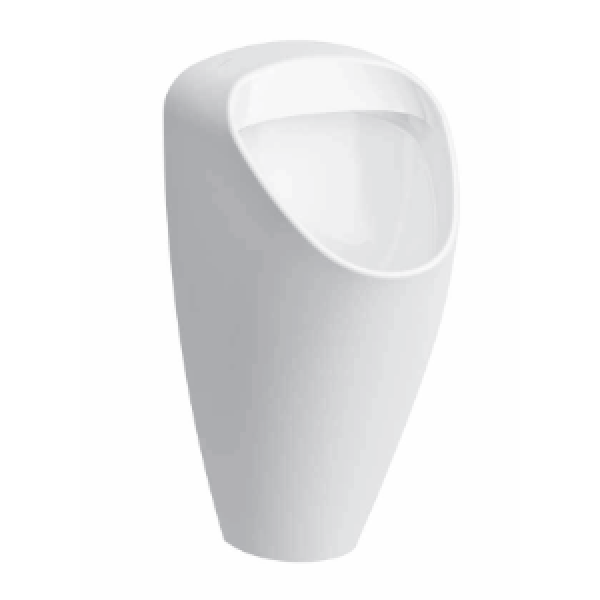 Urinal Caprino Plus with a radar flushing unit and integrated power supply, 230 V AC