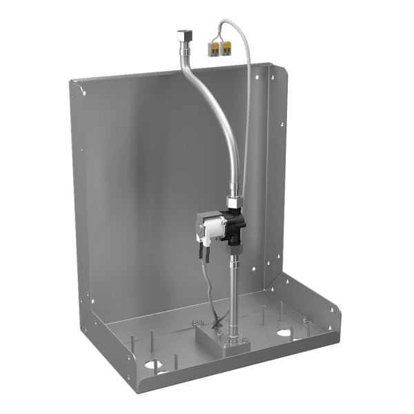 Behind mirror automatic washbasin tap, 24 V DC