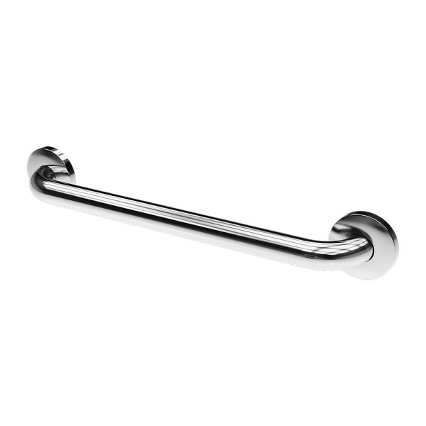 Stainless steel grab bar universal, fixed, length 537 mm, polished 