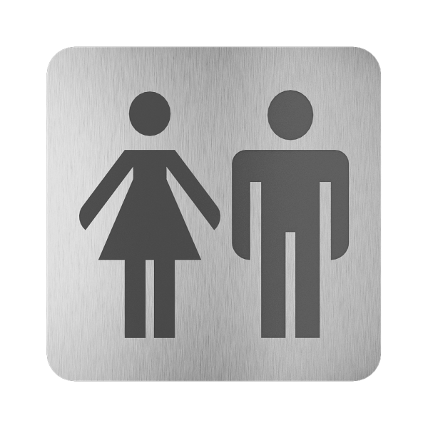 Pictogram - toilet men and women