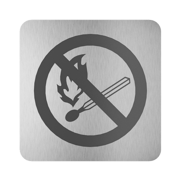 Pictogram - no open fire